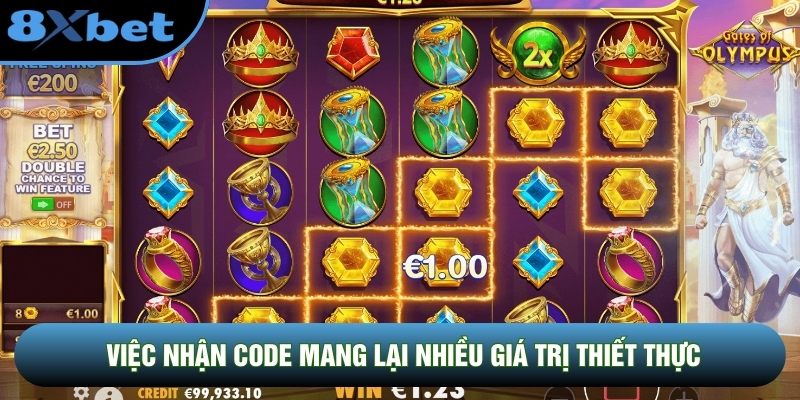 Việc nhận code mang lại nhiều giá trị thiết thực