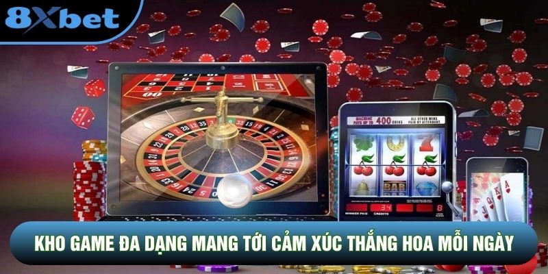 Kho game đa dạng mang tới cảm xúc thắng hoa mỗi ngày