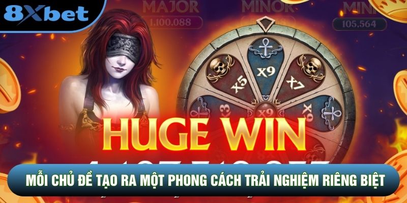 Mỗi chủ đề tạo ra một phong cách trải nghiệm riêng biệt Mỗi chủ đề tạo ra một phong cách trải nghiệm riêng biệt